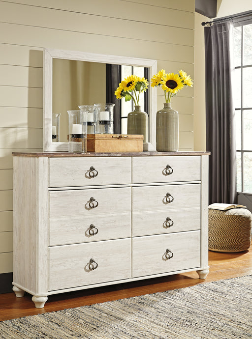 Willowton Dresser and Mirror Factory Furniture Mattress & More - Online or In-Store at our Phillipsburg Location Serving Dayton, Eaton, and Greenville. Shop Now.