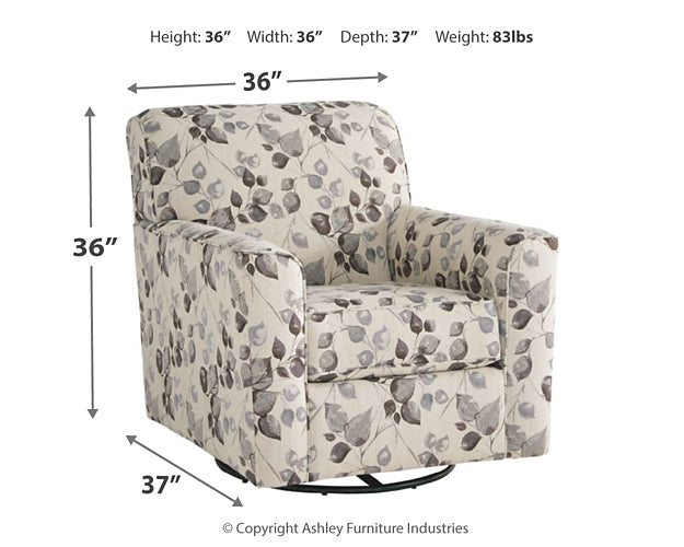 Abney Swivel Accent Chair Factory Furniture Mattress & More - Online or In-Store at our Phillipsburg Location Serving Dayton, Eaton, and Greenville. Shop Now.
