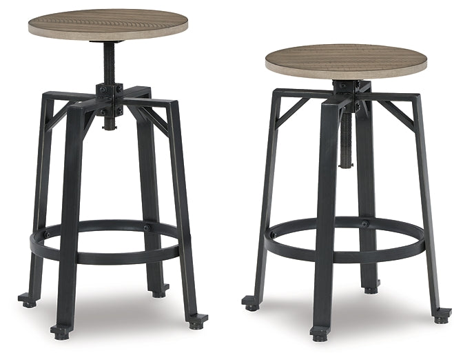 Lesterton Swivel Stool (2/CN) Factory Furniture Mattress & More - Online or In-Store at our Phillipsburg Location Serving Dayton, Eaton, and Greenville. Shop Now.