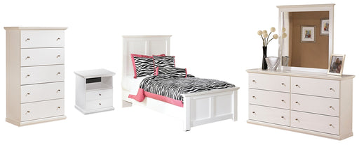 Bostwick Shoals Twin Panel Bed with Mirrored Dresser, Chest and Nightstand Factory Furniture Mattress & More - Online or In-Store at our Phillipsburg Location Serving Dayton, Eaton, and Greenville. Shop Now.