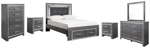 Lodanna Full Panel Bed with 2 Storage Drawers with Mirrored Dresser, Chest and 2 Nightstands Factory Furniture Mattress & More - Online or In-Store at our Phillipsburg Location Serving Dayton, Eaton, and Greenville. Shop Now.