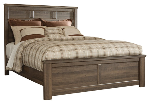Juararo Queen Panel Bed with Mirrored Dresser, Chest and Nightstand Factory Furniture Mattress & More - Online or In-Store at our Phillipsburg Location Serving Dayton, Eaton, and Greenville. Shop Now.