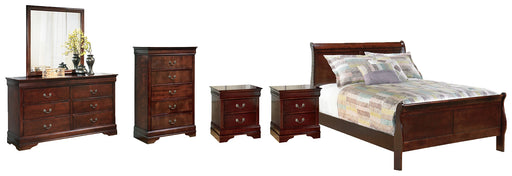 Alisdair Twin Sleigh Bed with Mirrored Dresser, Chest and 2 Nightstands Factory Furniture Mattress & More - Online or In-Store at our Phillipsburg Location Serving Dayton, Eaton, and Greenville. Shop Now.