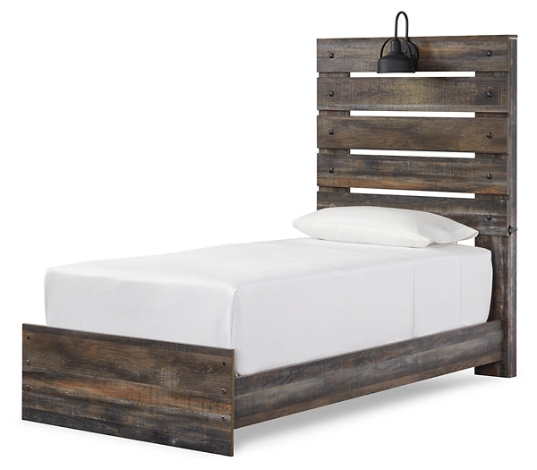 Drystan Twin Panel Bed with Mirrored Dresser and Chest Factory Furniture Mattress & More - Online or In-Store at our Phillipsburg Location Serving Dayton, Eaton, and Greenville. Shop Now.