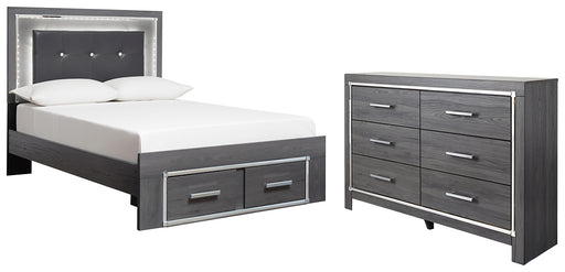 Lodanna Full Panel Bed with 2 Storage Drawers with Dresser Factory Furniture Mattress & More - Online or In-Store at our Phillipsburg Location Serving Dayton, Eaton, and Greenville. Shop Now.