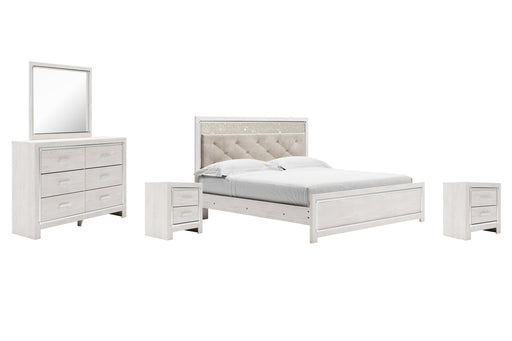 Altyra King Panel Bed with Mirrored Dresser and 2 Nightstands Factory Furniture Mattress & More - Online or In-Store at our Phillipsburg Location Serving Dayton, Eaton, and Greenville. Shop Now.