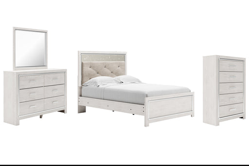 Altyra Full Panel Bed with Mirrored Dresser and Chest Factory Furniture Mattress & More - Online or In-Store at our Phillipsburg Location Serving Dayton, Eaton, and Greenville. Shop Now.