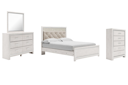 Altyra Queen Panel Bed with Mirrored Dresser and Chest Factory Furniture Mattress & More - Online or In-Store at our Phillipsburg Location Serving Dayton, Eaton, and Greenville. Shop Now.