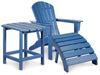 Sundown Treasure Outdoor Adirondack Chair and Ottoman with Side Table Factory Furniture Mattress & More - Online or In-Store at our Phillipsburg Location Serving Dayton, Eaton, and Greenville. Shop Now.