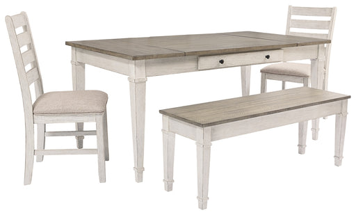 Skempton Dining Table and 2 Chairs and Bench Factory Furniture Mattress & More - Online or In-Store at our Phillipsburg Location Serving Dayton, Eaton, and Greenville. Shop Now.