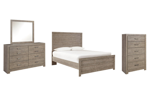 Culverbach Full Panel Bed with Mirrored Dresser and Chest Factory Furniture Mattress & More - Online or In-Store at our Phillipsburg Location Serving Dayton, Eaton, and Greenville. Shop Now.