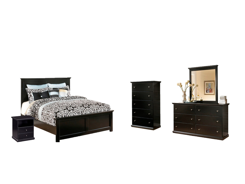 Maribel Queen Panel Bed with Mirrored Dresser, Chest and Nightstand Factory Furniture Mattress & More - Online or In-Store at our Phillipsburg Location Serving Dayton, Eaton, and Greenville. Shop Now.