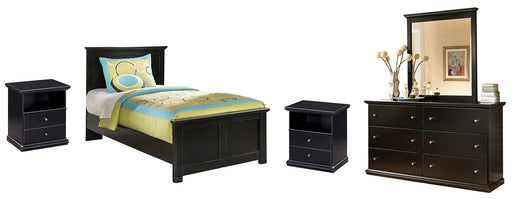 Maribel Twin Panel Bed with Mirrored Dresser and 2 Nightstands Factory Furniture Mattress & More - Online or In-Store at our Phillipsburg Location Serving Dayton, Eaton, and Greenville. Shop Now.