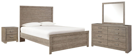 Culverbach Full Panel Bed with Mirrored Dresser and 2 Nightstands Factory Furniture Mattress & More - Online or In-Store at our Phillipsburg Location Serving Dayton, Eaton, and Greenville. Shop Now.