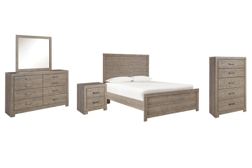 Culverbach Full Panel Bed with Mirrored Dresser, Chest and Nightstand Factory Furniture Mattress & More - Online or In-Store at our Phillipsburg Location Serving Dayton, Eaton, and Greenville. Shop Now.