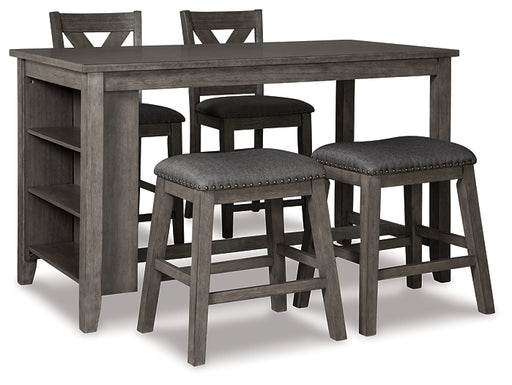 Caitbrook Counter Height Dining Table and 4 Barstools Factory Furniture Mattress & More - Online or In-Store at our Phillipsburg Location Serving Dayton, Eaton, and Greenville. Shop Now.