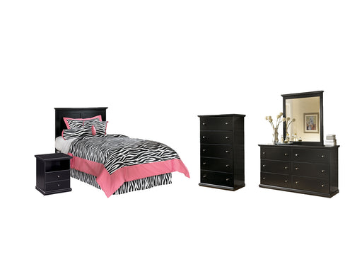 Maribel Twin Panel Headboard with Mirrored Dresser, Chest and Nightstand Factory Furniture Mattress & More - Online or In-Store at our Phillipsburg Location Serving Dayton, Eaton, and Greenville. Shop Now.