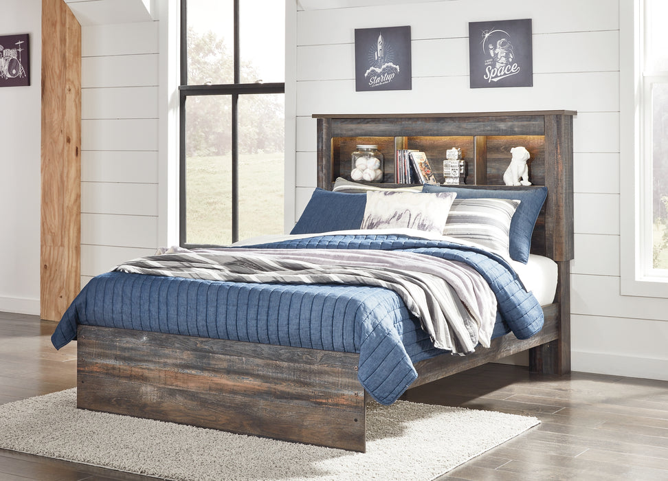 Drystan Full Bookcase Bed with Mirrored Dresser and 2 Nightstands Factory Furniture Mattress & More - Online or In-Store at our Phillipsburg Location Serving Dayton, Eaton, and Greenville. Shop Now.