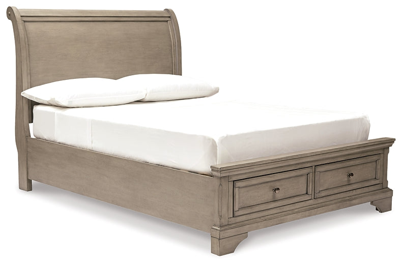 Lettner Full Sleigh Bed with Mirrored Dresser, Chest and Nightstand Factory Furniture Mattress & More - Online or In-Store at our Phillipsburg Location Serving Dayton, Eaton, and Greenville. Shop Now.