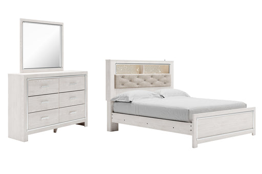Altyra Queen Panel Bookcase Bed with Mirrored Dresser Factory Furniture Mattress & More - Online or In-Store at our Phillipsburg Location Serving Dayton, Eaton, and Greenville. Shop Now.