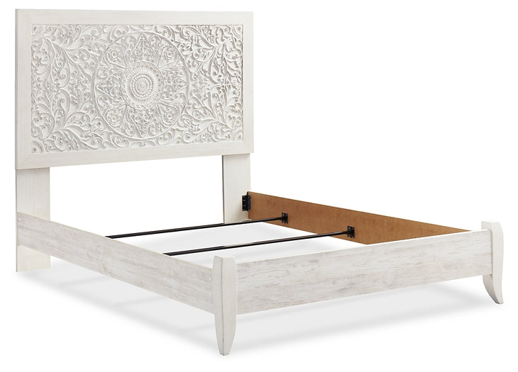 Paxberry Queen Panel Bed with Mirrored Dresser, Chest and Nightstand Factory Furniture Mattress & More - Online or In-Store at our Phillipsburg Location Serving Dayton, Eaton, and Greenville. Shop Now.