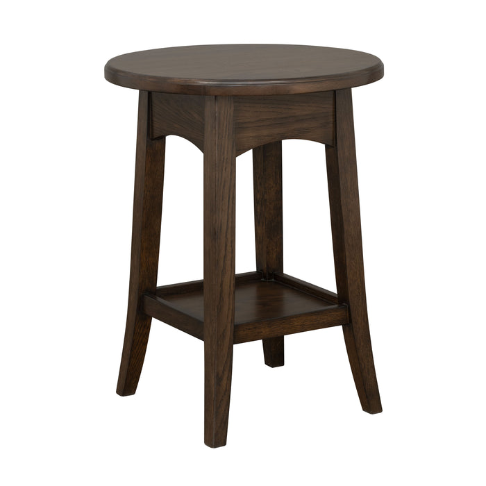 Sylvie - Accent Table - Dark Brown