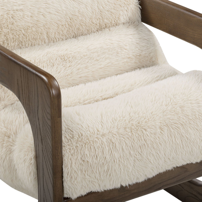 Palma - Vegan Shearling Accent Chair