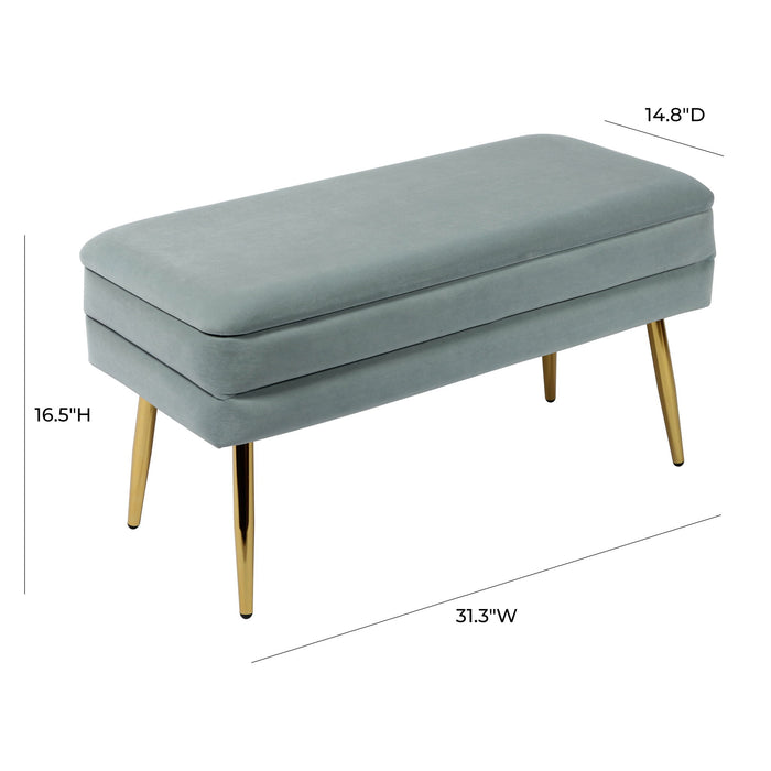 Ziva - Velvet Storage Bench