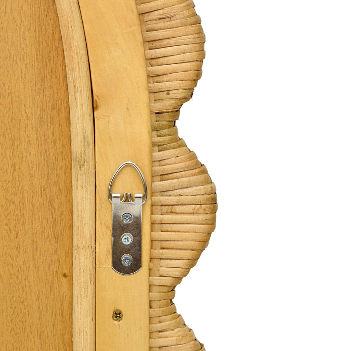 Bama - Rattan Arched Wall Mirror - Natural