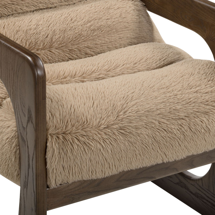 Palma - Vegan Shearling Accent Chair
