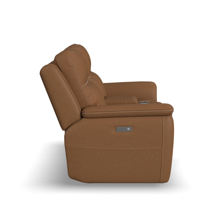 Sawyer - Power Reclining Loveseat With Console, Power Headrests, Lumbar