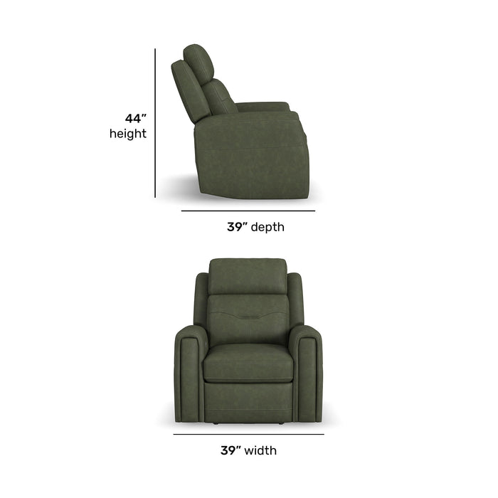 Felix - Power Recliner With Power Headrest, Lumbar, Heat & Massage
