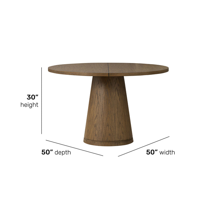 Lyra - Round Dining Table - Light Brown