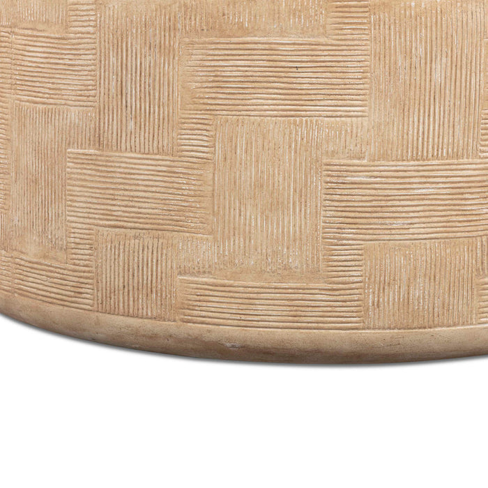 Surraya - Concrete Rounded Coffee Table