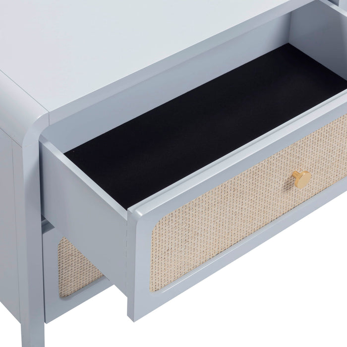 Patty - Rattan 2-Drawer Nightstand