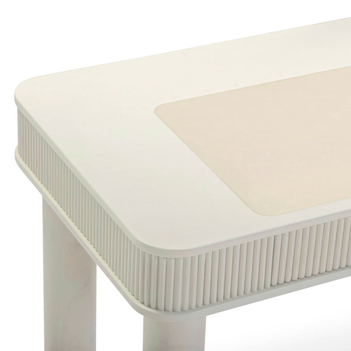 Sarah - Executive Work Desk - Cream