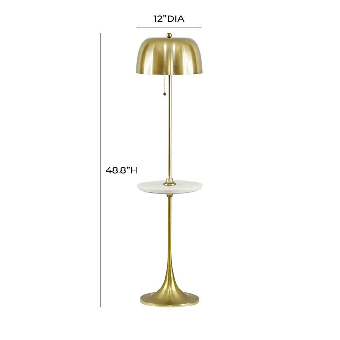 Sienna - Floor Lamp - Antique Brass