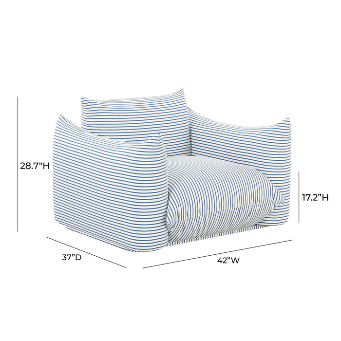 Saint Tropez - Stuffed Outdoor Armchair