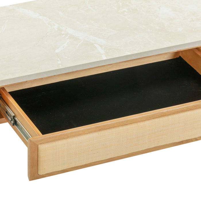Paige - Console / Desk - Natural Oak