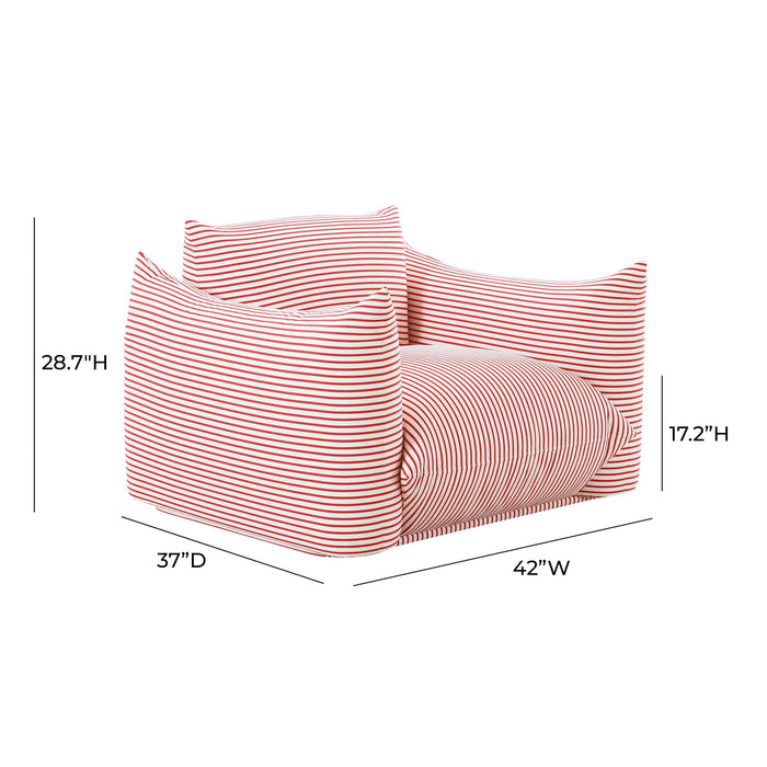 Saint Tropez - Stuffed Outdoor Armchair