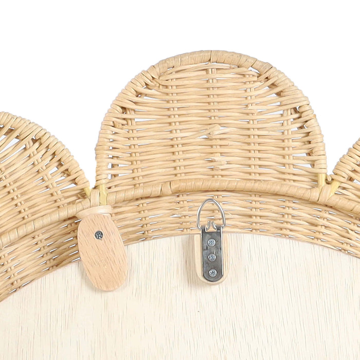 Coralie - Rattan Round Mirror