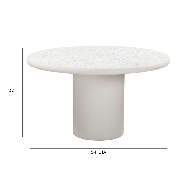 Billy - 54" Terrazzo Dining Table - Cream