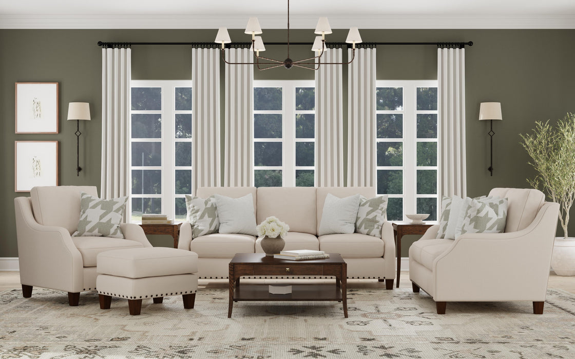 Gianna - Fabric Chair With Nailhead Trim