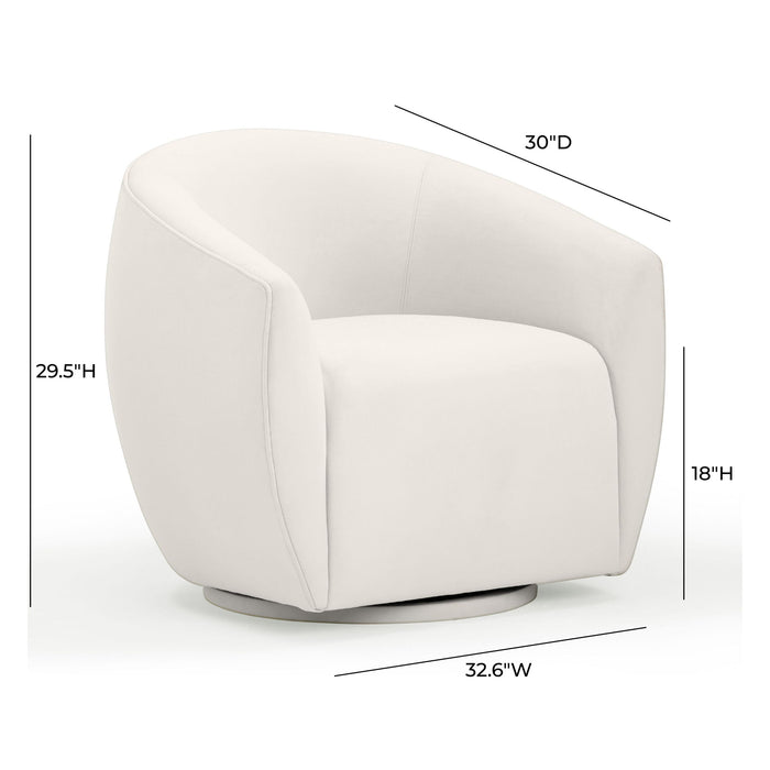 Jordan - Velvet Swivel Chair