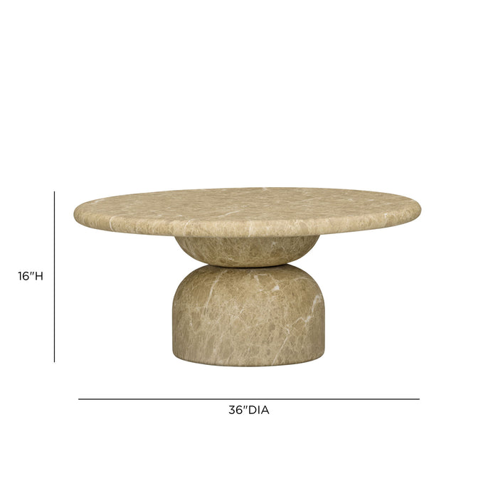 Cynthia - Emperador Faux Marble Indoor / Outdoor Table