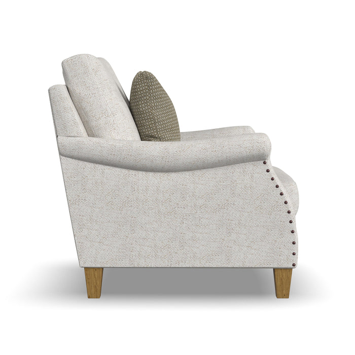 Veda - Fabric Chair With Nailhead Trim
