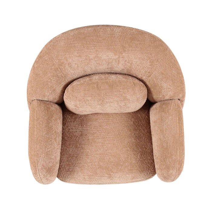Misty - Knubby Fabric Accent Chair