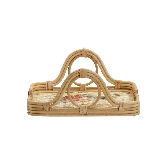 Corey - Floral Bamboo Tray - Multi