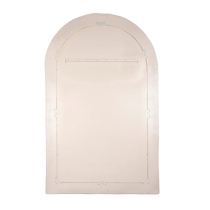 Kaia Cream Textured Floor Mirror