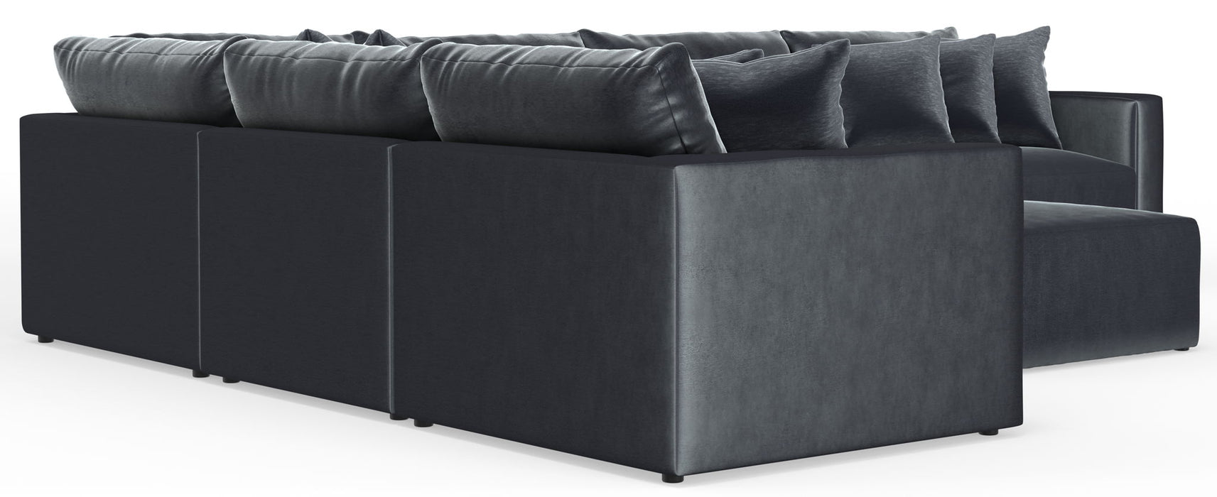 Remington - Modular Sofa And Cocktail Ottoman - Slate
